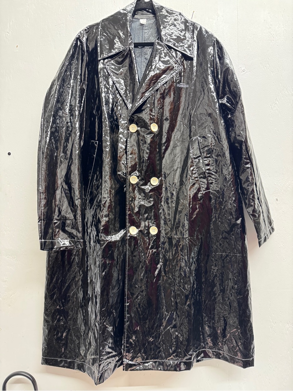 Undercover Jun Takahashi black vinyl jacket